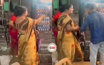 Aunty Viral News : दूकान में चुपके से अंडे चुरा रही थी महिला, तभी दूकानदार ने पकड़ लिया, फिर जो हंगामा हुआ, देखें विडियो...