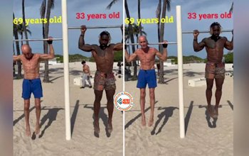 Pullup Bar Challenge : पुलअप बार चैलेंज के चलते पोल पर एकसाथ लटके बुजुर्ग और नौजवान, फिर अंत में जो परिणाम निकला, नज़ारा देख सोंच में पड़ जायेंगे आप, देखें विडियो...