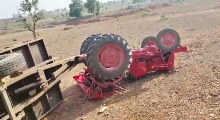 ट्रैक्टर पलटने से नाबालिग की मौत