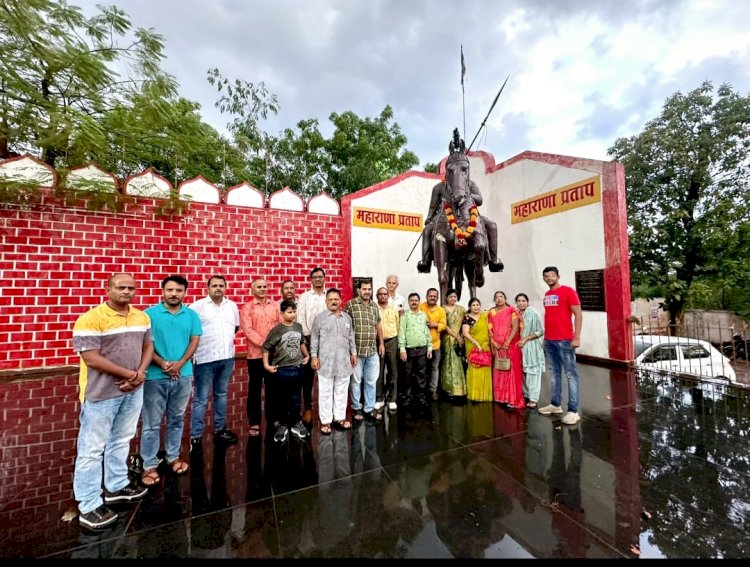 वीर शिरोमणि महाराणा प्रताप की जयंती मनाई...