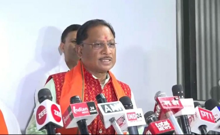CG NEWS :सीएम साय ने ली कांग्रेस पर चुटकी,कहा - अभी एग्जिट पोल को गलत बता रहे, हार के बाद ईवीएम पर ठीकरा फोड़ेंगे...