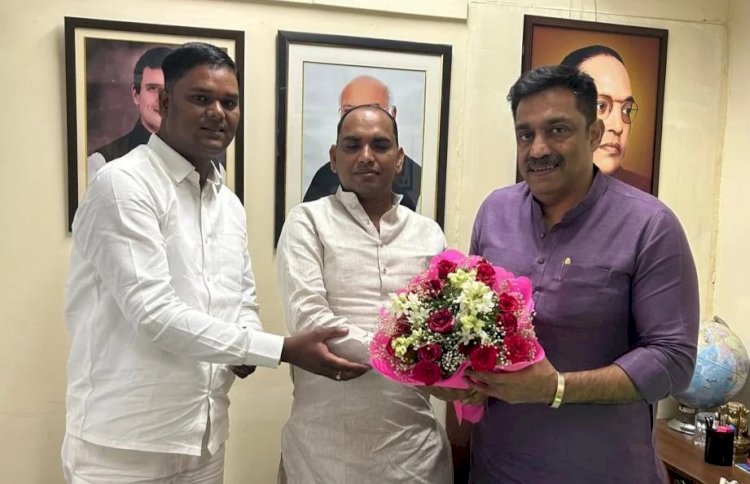 कांग्रेस के प्रदेश उपाध्यक्ष पहुचे दिल्ली-कांग्रेस के अनुसूचित जाति विभाग के राष्ट्रीय अध्यक्ष से की मुलाकात