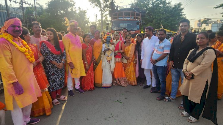 शहर जिला कॉंग्रेस कमेटी ने कृष्ण जन्माष्टमी शोभायात्रा का किया भव्य स्वागत...