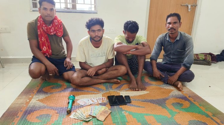 CG - थाना क्षेत्र में जुआ खेलते 08 लोगों को भानपुरी पुलिस ने किया गिरफ्तार...