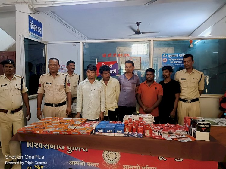 CG - शुभम आटो पाटर्स दुकान से की गई सामानो की चोरी, आरोपियो को गिरफ्तार कर भेजा गया जेल...