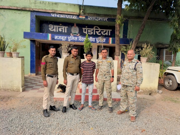 गांजा बिक्री के विरुद्ध अभियान में 1.324 किलो गांजा बरामद, आरोपी गिरफ्तार,नशे के कारोबारियों को सख्त संदेश।